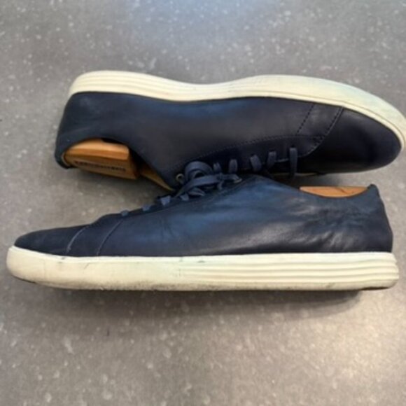 Cole Haan Grand.OS Navy Leather Sneakers – Men’s Size 11.5 - Picture 5 of 14